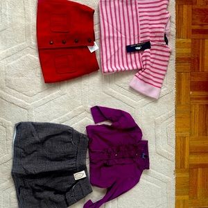 4 piece skirt and top are brand new bonpoint and tops are Marc Jacobs.